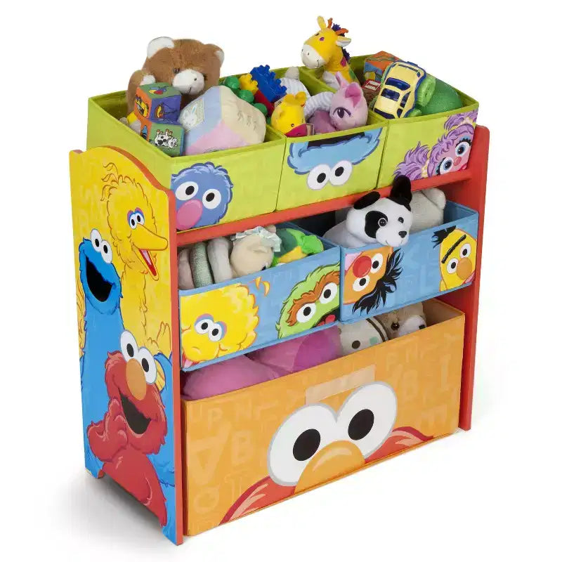 Delta Children 6 Bin Kids' Toy Organizer - Sesame Street