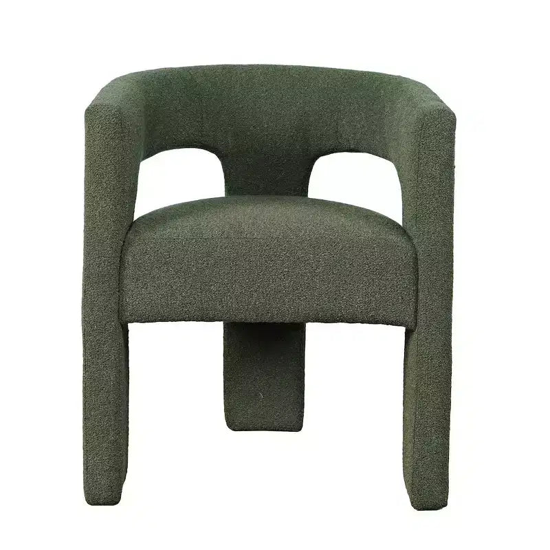 Jofran,Sven Modern Contemporary Upholstered Three-Leg Curved Back Dining Chair