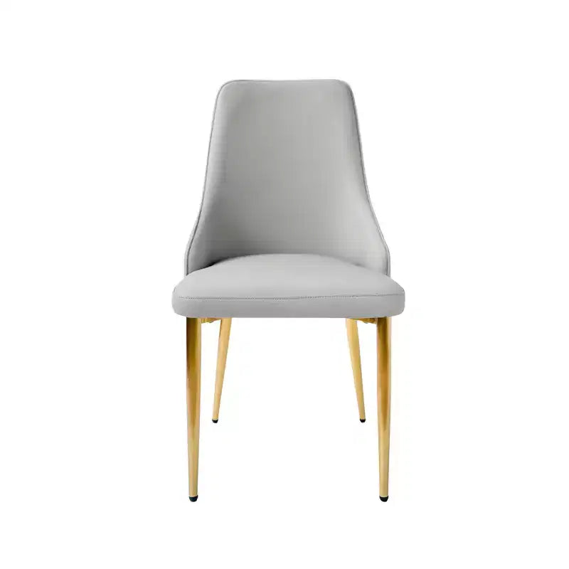 Sedia da pranzo imbottita senza braccioli Beige / Marrone scuro / Grigio / Arancione / Bianco, 1 posto