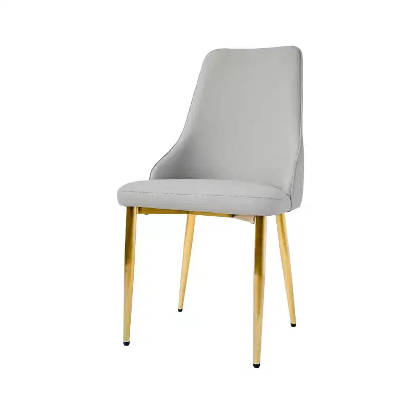 Sedia da pranzo imbottita senza braccioli Beige / Marrone scuro / Grigio / Arancione / Bianco, 1 posto