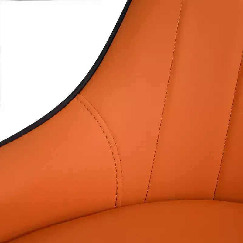 Sedia da pranzo imbottita senza braccioli Beige / Marrone scuro / Grigio / Arancione / Bianco, 1 posto