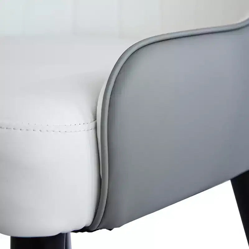 Sedia da pranzo imbottita senza braccioli Beige / Marrone scuro / Grigio / Arancione / Bianco, 1 posto