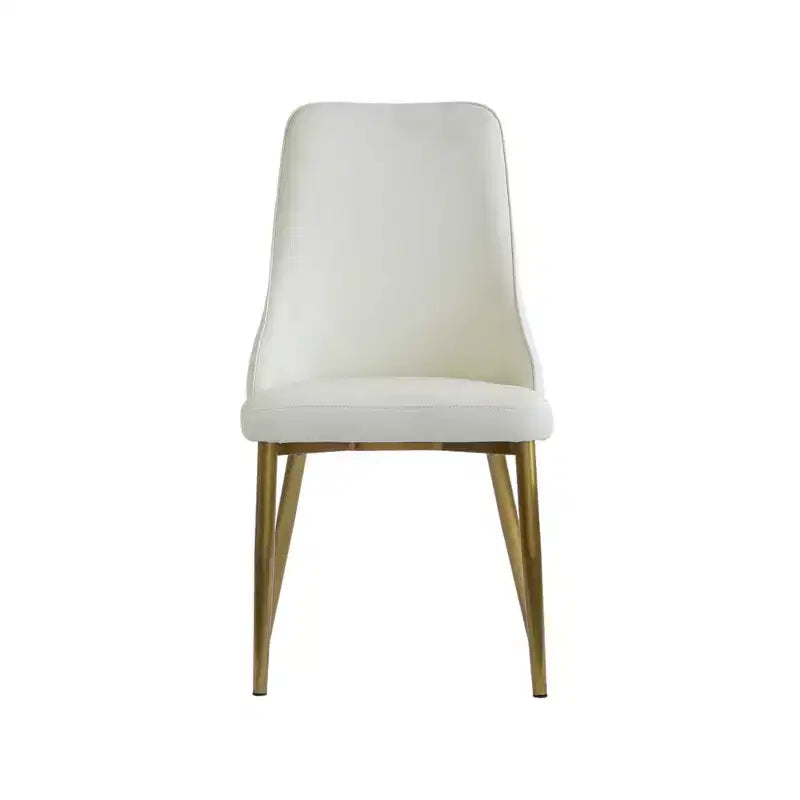 Sedia da pranzo imbottita senza braccioli Beige / Marrone scuro / Grigio / Arancione / Bianco, 1 posto