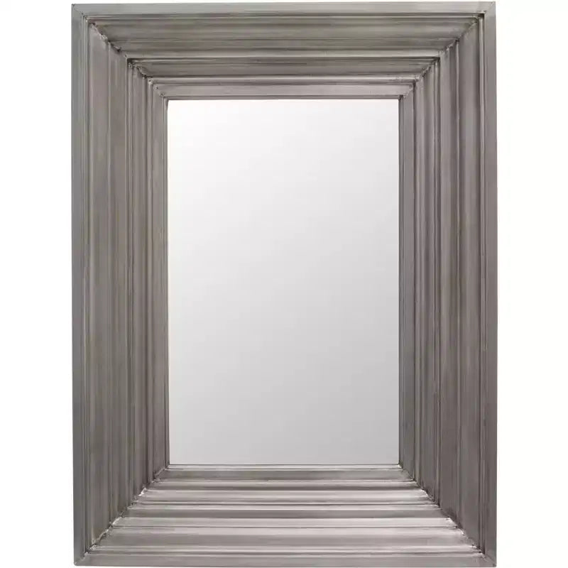 Kerry Small Rectangle Wall Mirror - 30 x 40 - CMI2004 - Silver - Safavieh
