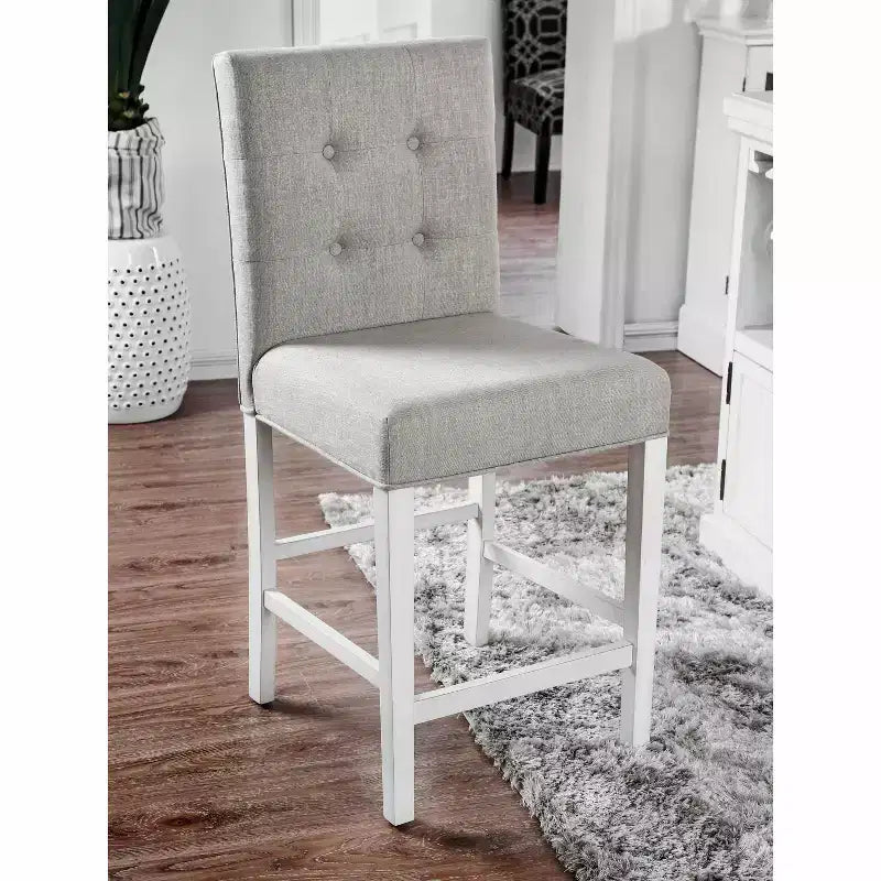 Set da pranzo in stile anticato, altezza bancone, 3 pezzi, 2 posti