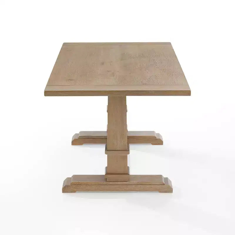 Tavolo da Pranzo Rettangolare Joanna Marrone Rustico - Crosley