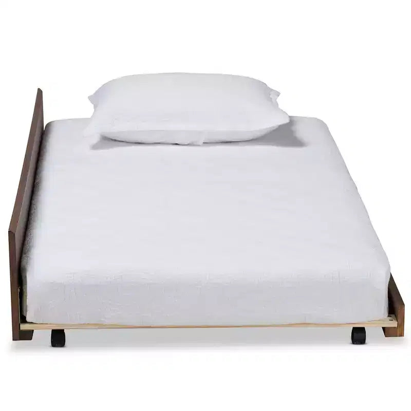 Letto Estraibile Twin Noce Marrone – 1 Posto