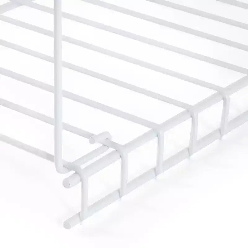 Rubbermaid 24 Scaffale sospeso universale in filo di acciaio per armadio, spazio aggiuntivo (confezione da 2)