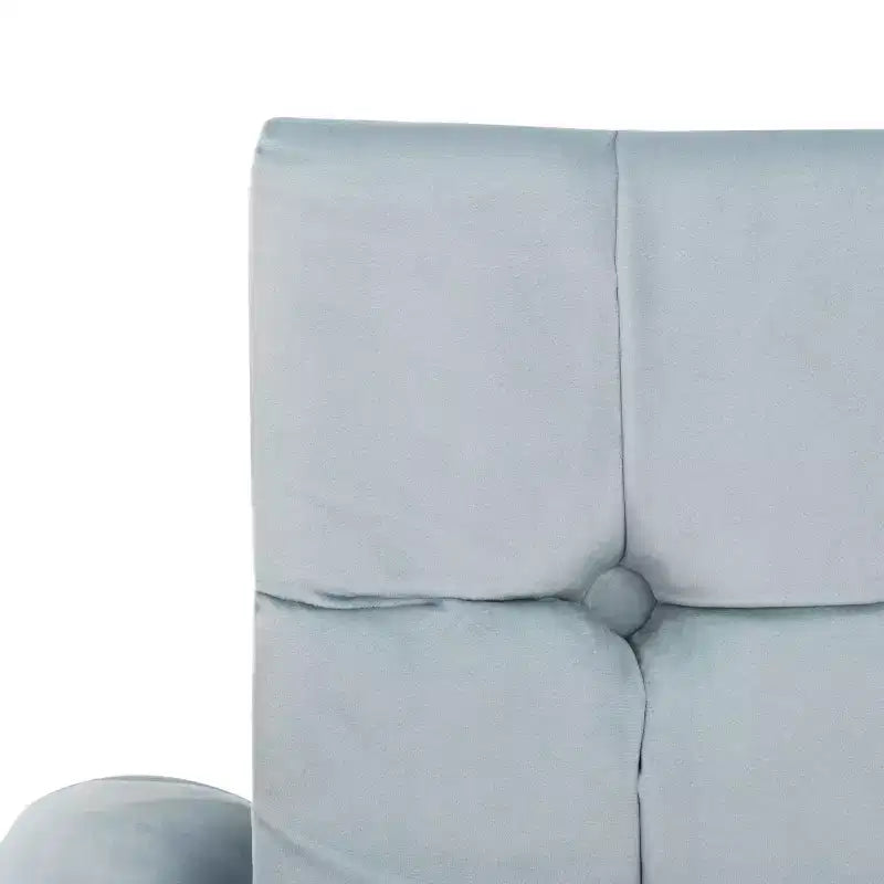 Poltroncina in velluto trapuntato, gambe in legno, seduta singola – Verde foresta / Giallo calendula / Grigio scisto / Blu ardesia